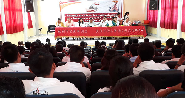 Crean club de matemáticas a beneficio de jóvenes en Tecomatlán
