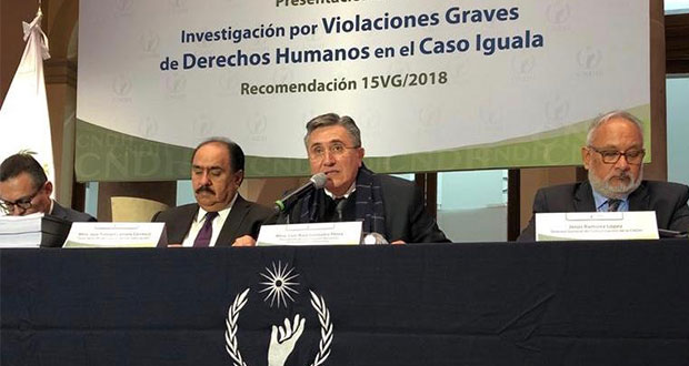 Tras 4 años, CNDH acredita agravios y errores en caso Ayotzinapa