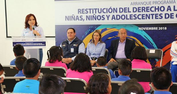 Niños y jóvenes podrán recibir educación en Casas de Asistencia