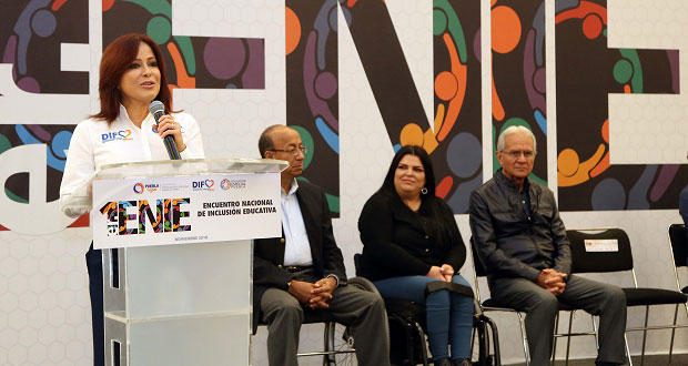 Dinorah López inaugura encuentro de inclusión educativa