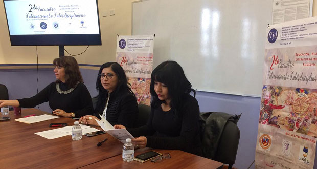 Del 20 al 22 de noviembre, encuentro de humanidades en FFyL-BUAP