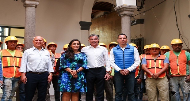 Gali supervisa obras en oficinas del Sistema Estatal Anticorrupción