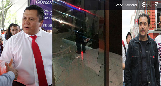 Juárez culpa a Israel Pacheco de ataque a oficinas; exsindicalizados lo niegan