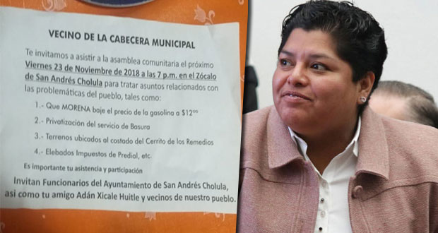Existe campaña negra contra la Comuna de San Andrés: Karina Pérez
