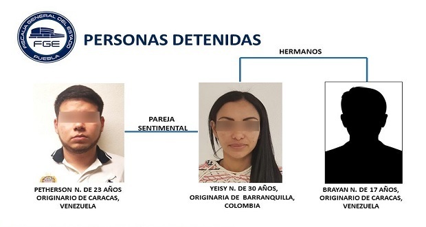 Detienen a banda sudamericana dedicada al robo de relojes en la Atlixcáyotl