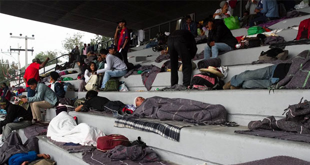 Suman 4,300 migrantes en albergue de CDMX