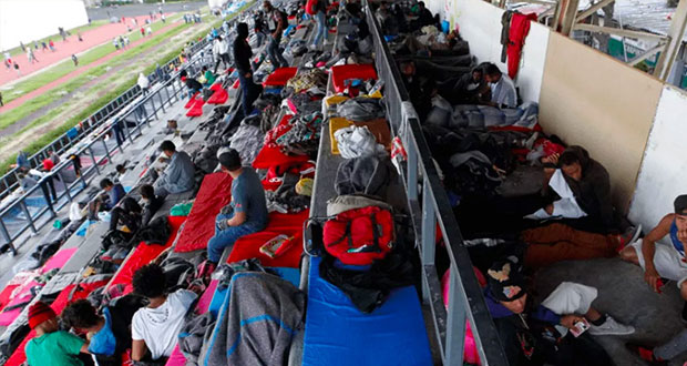 Migrantes en CDMX se reunirían con AMLO