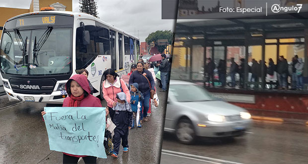 Largo tiempo de espera, pocas unidades y bloqueos, así el 2° día de la Línea 3