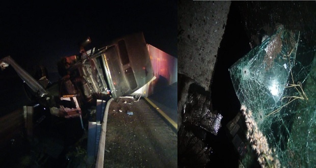 Un trailero muerto y otro herido con disparos en autopista por Acatzingo