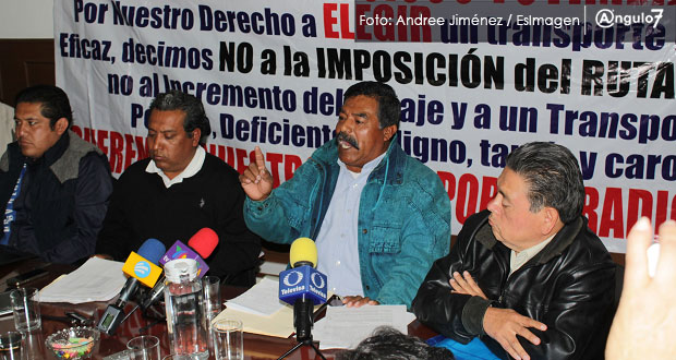 Nuevamente inconformes amagan con bloquear terminal de RUTA en Valsequillo
