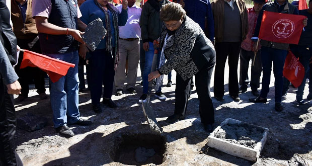 Antorcha inicia construcción de oficinas en colonia de Atlixco