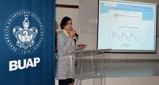 En BUAP, experta expone sobre nuevo equipo para purificar agua