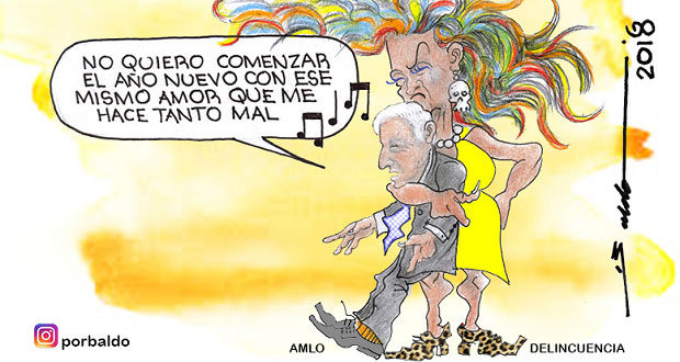 Caricatura: El reto de AMLO para 2019