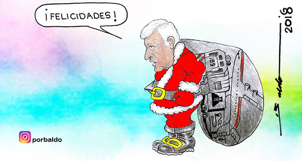 Caricatura: Los regalos de Amloclos