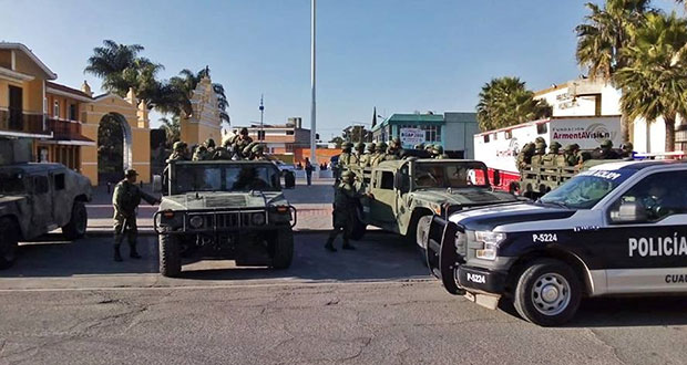 Ejército y Policía de Cuautlancingo inician operativos de prevención