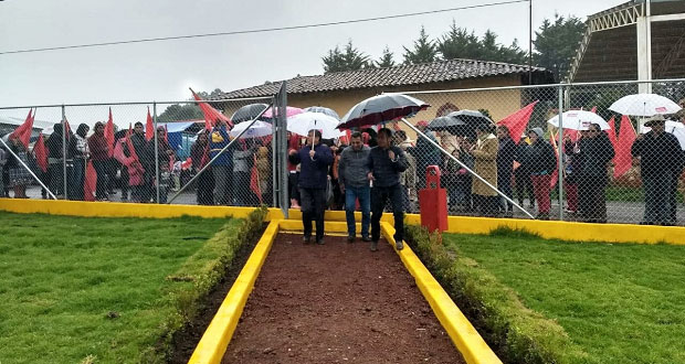 Inauguran parque público en Zacatlán con inversión de 800 mil pesos