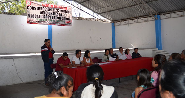 Inicia en Ixcaquixtla edificación de 32 cuartos para familias pobres