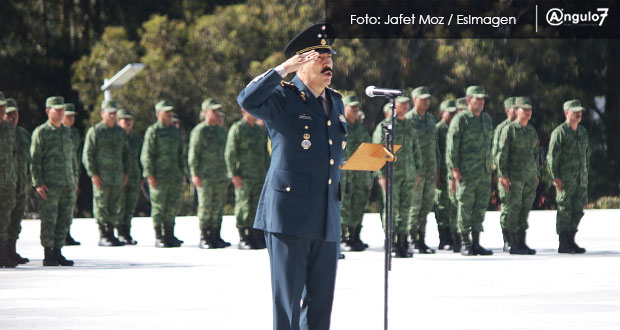El poblano Alfredo González asume el mando de la 25 zona militar