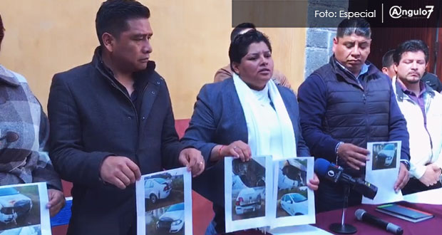 Ahora oposición busca intimidarme quemando vehículo oficial: Karina Pérez