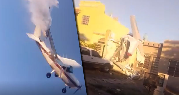 Captan caída de avioneta que mató a 4 tripulantes en Sinaloa