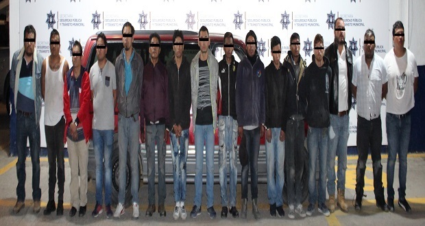 Ssptm desarticula banda de 16 sujetos dedicada al robo a tranporte