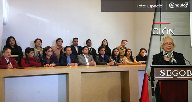 Diputados de Juntos Haremos Historia se reúnen con Segob sin Martha Erika