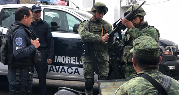 Ejército asume funciones de seguridad en tres municipios de Morelos