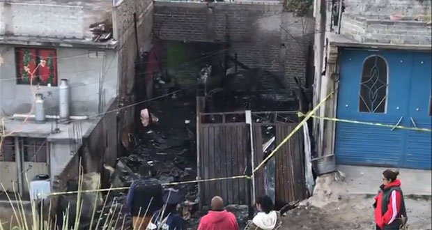 Fallecen 6 niños y un adulto en incendio de casa en Iztapalapa
