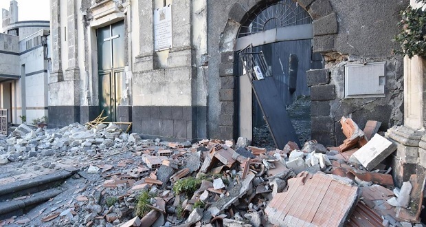 Sismo de magnitud 4.8 despierta a habitantes de Catania, en Sicilia