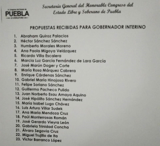 Se anota Miguel Trujillo para la interina y suman 23 perfiles