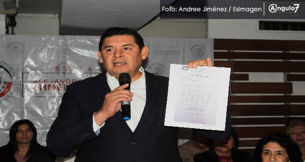 Armenta va por candidatura de Morena a la gubernatura y descarta división