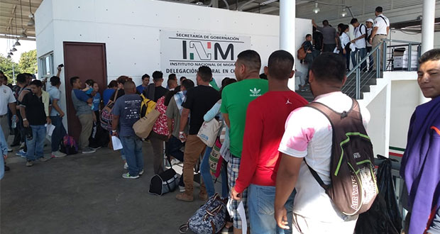 Caravana de migrantes llega a Chiapas
