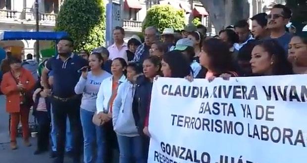 Sindicalizados acusan represalias de Juárez por pedir su destitución