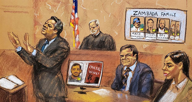 Testigos mintieron, asegura abogado de “El Chapo” a jurado en EU
