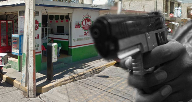 Comando balea pizzería en Tehuacán; hay un muerto y dos heridos