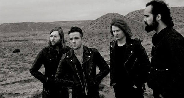 Con una canción la banda de rock The Killers crítica muro de Trump