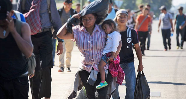 Arriban a CDMX mil 923 migrantes centroamericanos de nueva caravana