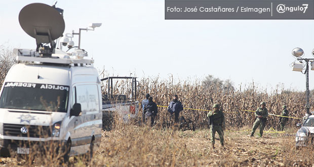 Este jueves, avance de investigación sobre caída de helicóptero en Puebla