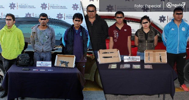 Ssptm detiene a tres posibles secuestradores y desarticula banda de asaltantes. Foto: Especial