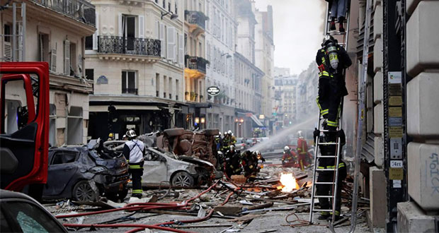 Suman 4 muertos y 47 heridos por explosión de panadería en París