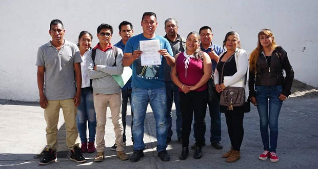 Inscriben primera planilla para elecciones en Coyula, Atlixco