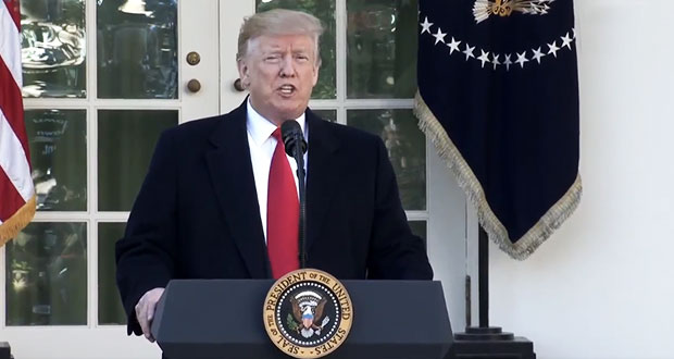 Gobierno estadounidense será reabierto durante tres semanas: Trump