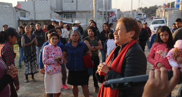 Inauguran red eléctrica en colonia del norte de la ciudad
