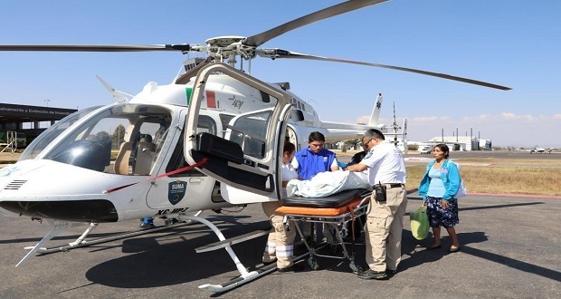 Trasladan a Puebla a dos menores de Durango con quemaduras