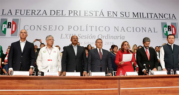 Aprueban elección abierta y directa para dirigencia nacional del PRI