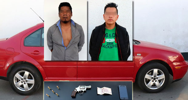 Caen en Coronango dos ligados a robo de auto y plagio de conductora