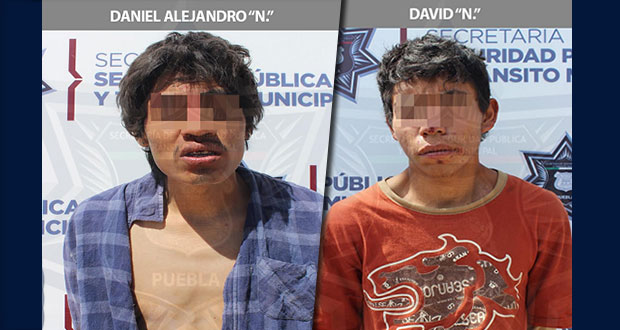 Detienen a dos sujetos por supuesto robo a transeúnte y Oxxo