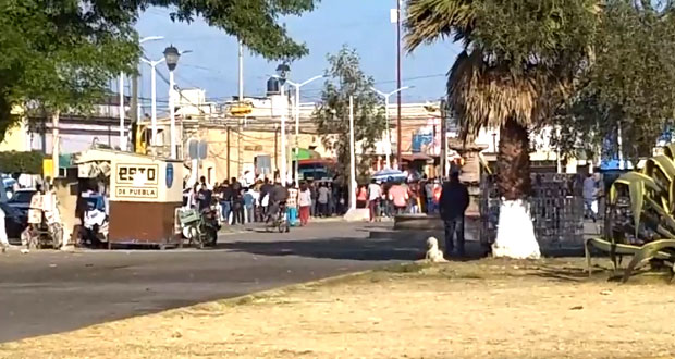 En Huejotzingo, atacan a policías y alcaldía por linchamiento frustrado