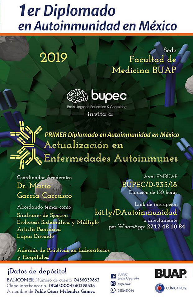 Medicina de BUAP ofrece diplomado sobre enfermedades autoinmunes