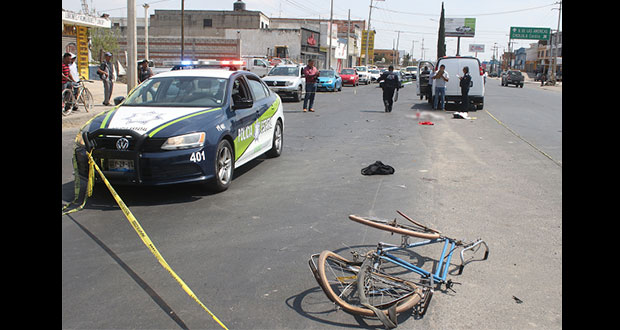 Niña de 6 años en bicicleta muere atropellada en San Pedro Cholula